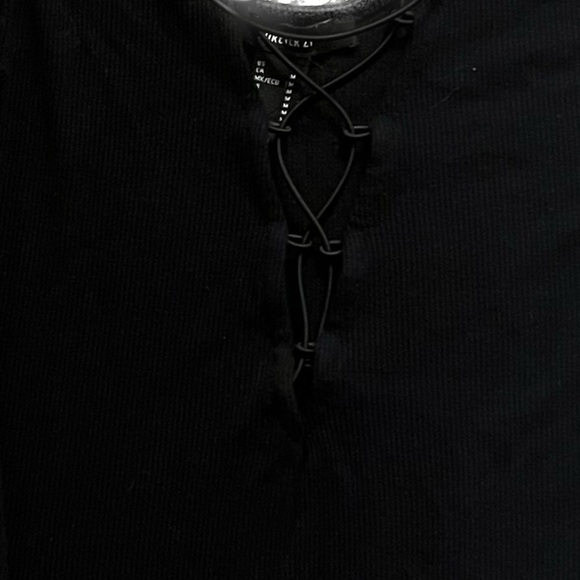 Forever 21 Black Bodysuit Medium - Picture 2 of 2